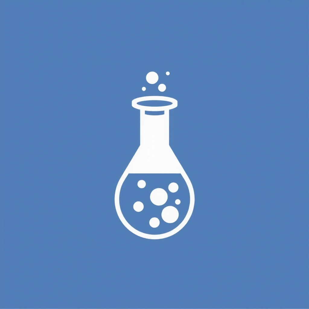 Beaker icon representing scientific research