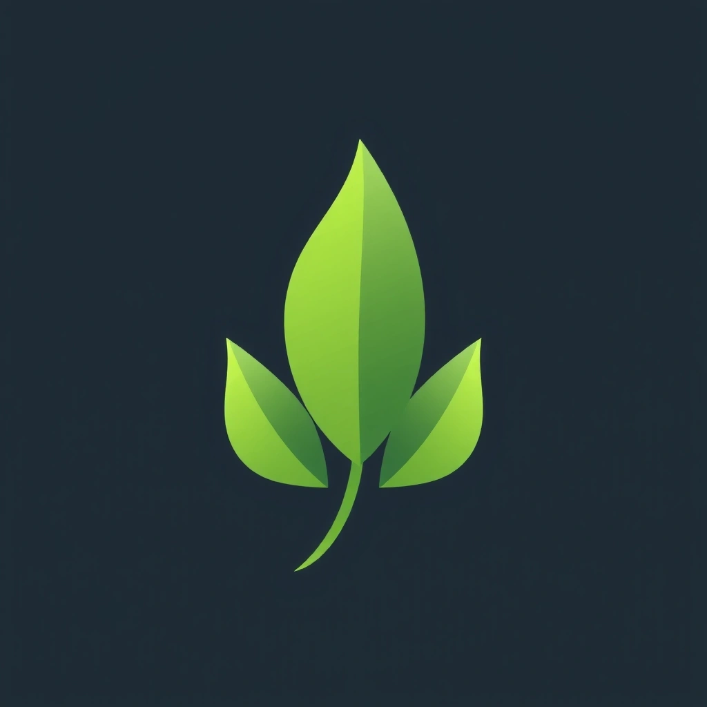 Leaf icon representing natural ingredients